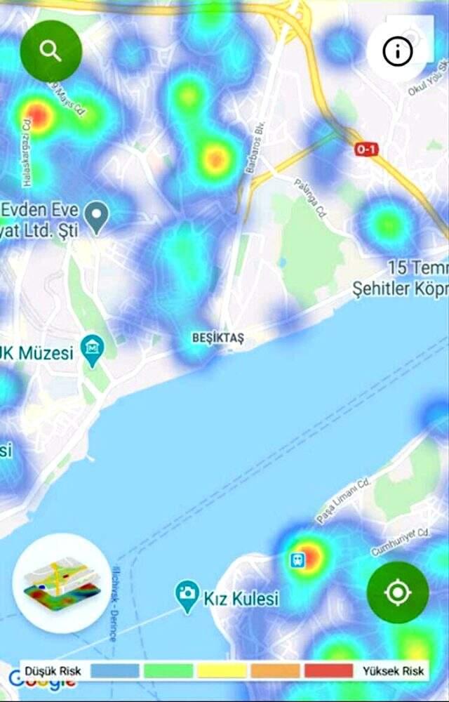 Istanbul Un Koronavirus Yogunluk Haritasi Guncellendi 5 Ilce Alarm Veriyor Haberler