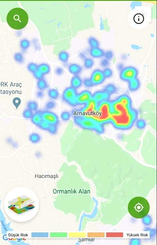 Istanbul Un Koronavirus Yogunluk Haritasi Guncellendi 5 Ilce Alarm Veriyor Haberler Com Guncel