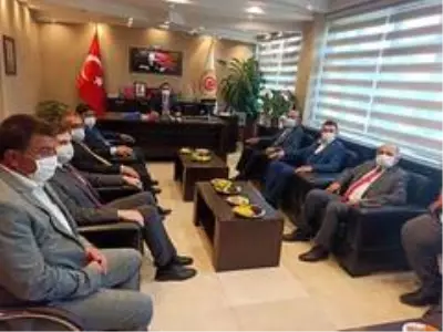 Vali Çiçek'ten Kaymakam Kaya'ya ziyaret