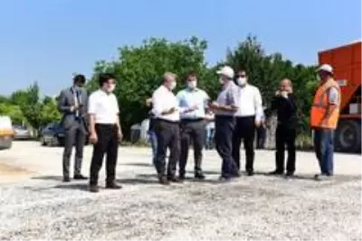 Başkan Aşkın, yol çalışmalarını inceledi Başkan Aşkın, yol çalışmalarını inceledi