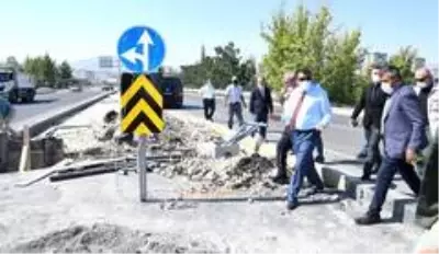 Başkan Gürkan, Anayurt Bulvarı'nda inceleme Başkan Gürkan, Anayurt Bulvarı'nda inceleme