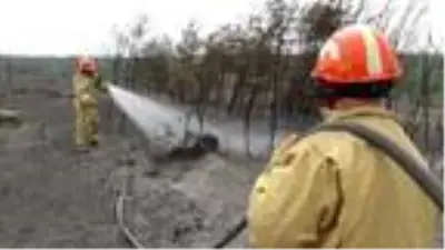 Çanakkale'deki orman yangınını soğutma çalışmaları sürüyor