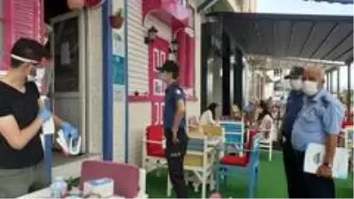 Osmancık'ta Fiziki mesafe, maske ve hijyen' denetimi yapıldı