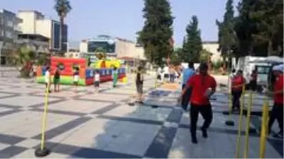 Sarıgöllü çocuklar pandemi stresini sporla attı