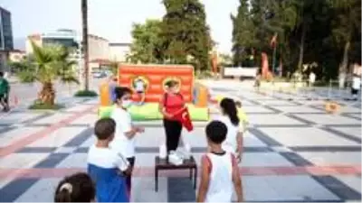 Sarıgöllü çocuklar pandemi stresini sporla attı