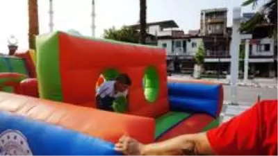 Sarıgöllü çocuklar pandemi stresini sporla attı