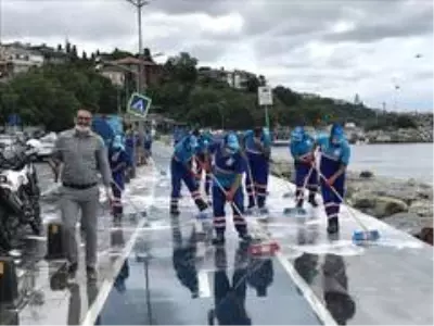 Üsküdar sahil hattında artık çekirdek yemek yasak Üsküdar sahil hattında artık çekirdek yemek yasak