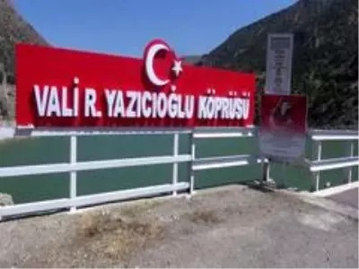 Vali Recep Yazıcıoğlu Köprüsü'nde tadilat yapıldı