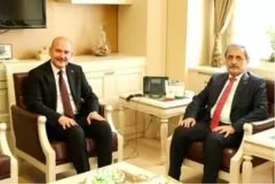 Bakan Soylu'dan Yargıtay Cumhuriyet Başsavcısı Şahin'e ziyaret Bakan Soylu'dan Yargıtay Cumhuriyet Başsavcısı Şahin'e ziyaret