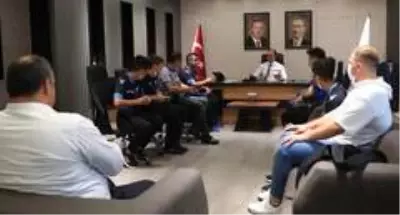 Başkan Örki'den sporculara motivasyon Başkan Örki'den sporculara motivasyon