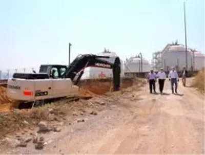 Başkan Söğüt modern tır parkında incelemelerde bulundu