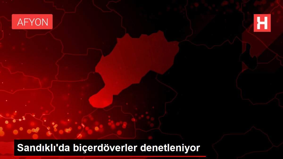 Sandıklı'da biçerdöverler denetleniyor Sandıklı'da biçerdöverler denetleniyor