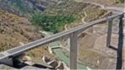 Türkiye'nin en yüksek köprüsü açılıyor Türkiye'nin en yüksek köprüsü açılıyor