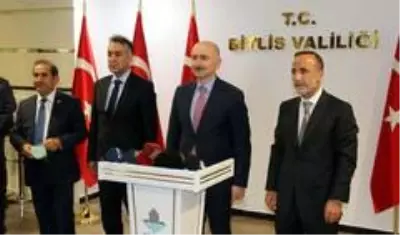 Bakan Karaismailoğlu Bitlis'te Bakan Karaismailoğlu Bitlis'te