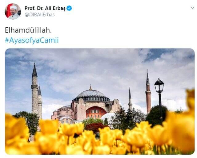 Danıştay'ın Ayasofya'da ibadetin önünü açmasının ardından Twitter'da ilk tepkiler