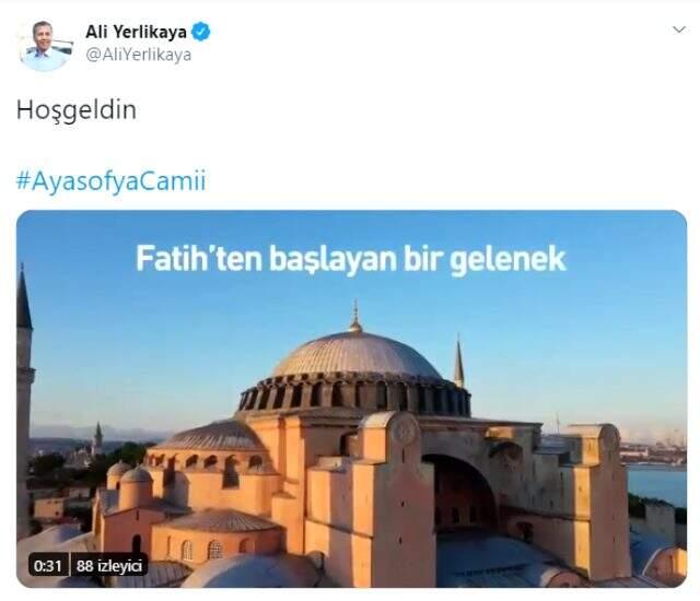 Danıştay'ın Ayasofya'da ibadetin önünün açılmasının ardından siyasilerin ilk tepkileri
