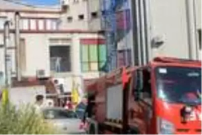 Sinop Polisevi'nde çıkan baca yangını korkuttu
