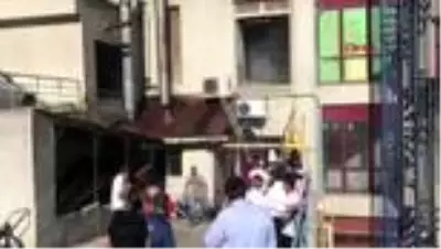 Sinop Polisevi’nde çıkan baca yangını korkuttu