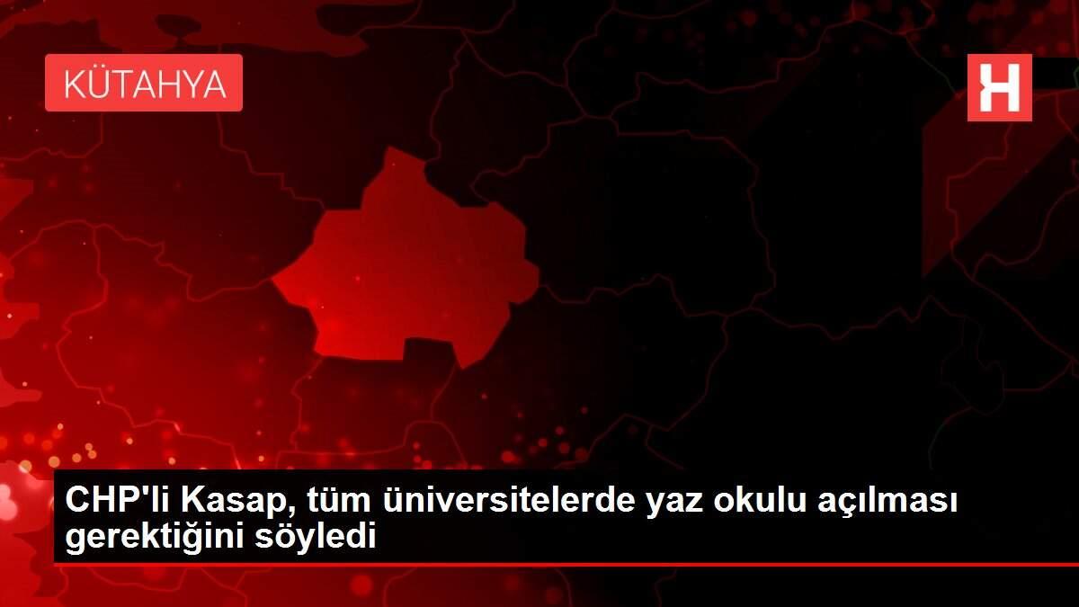 CHP'li Kasap, tüm üniversitelerde yaz okulu açılması gerektiğini söyledi CHP'li Kasap, tüm üniversitelerde yaz okulu açılması gerektiğini söyledi