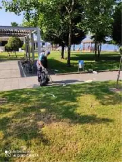 Derince ve Körfez'deki yeşil alanlar tertemiz Derince ve Körfez'deki yeşil alanlar tertemiz