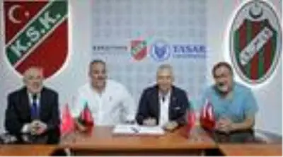 Karşıyaka filede Yazıcıoğulları'yla imzaladı Karşıyaka filede Yazıcıoğulları'yla imzaladı