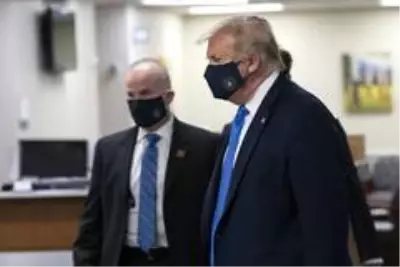 ABD Başkanı Trump ilk kez maskeli görüntülendi ABD Başkanı Trump ilk kez maskeli görüntülendi