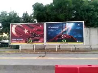 Bağlar Belediyesi 15 Temmuz destanını billboardlara yansıttı