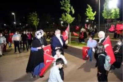 Çorum halkı Ayasofya camisinin ibadete açılmasını mehterle kutladı