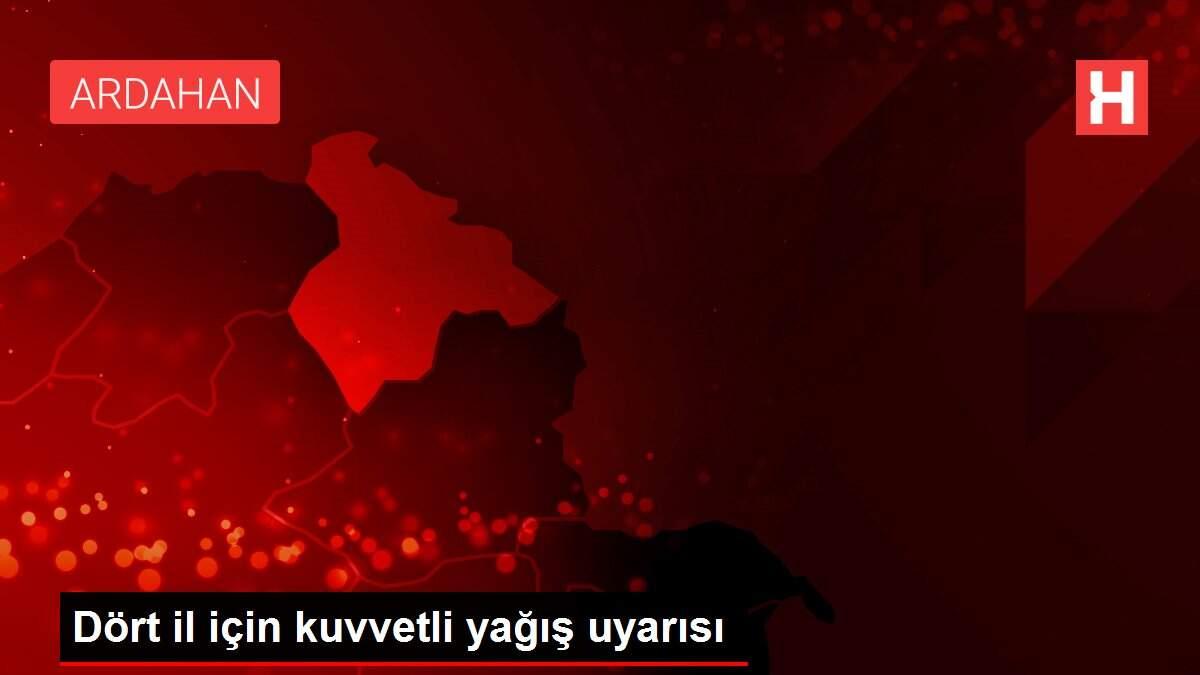 Dört il için kuvvetli yağış uyarısı Dört il için kuvvetli yağış uyarısı