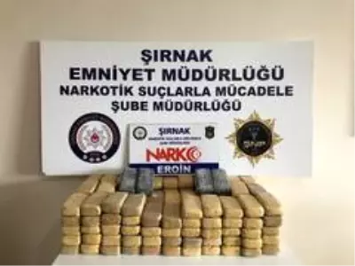 Şırnak'ta 83 kilo eroin maddesi ele geçirildi Şırnak'ta 83 kilo eroin maddesi ele geçirildi
