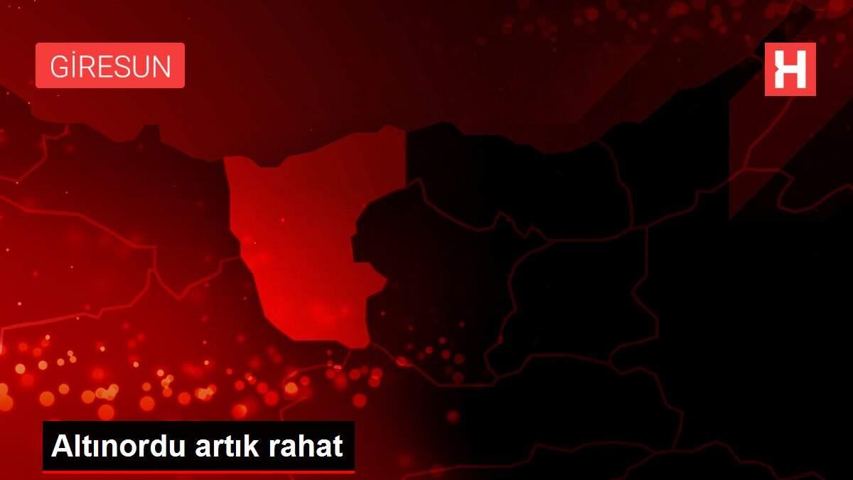 Son dakika haberleri! Altınordu artık rahat Son dakika haberleri! Altınordu artık rahat