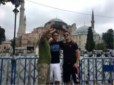 Ayasofya Camii'nde geniş güvenlik önlemleri Ayasofya Camii'nde geniş güvenlik önlemleri