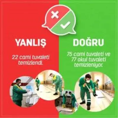 Beykoz'daki 'tuvalet temizliği' çarpıtmasına cevap Beykoz'daki 'tuvalet temizliği' çarpıtmasına cevap