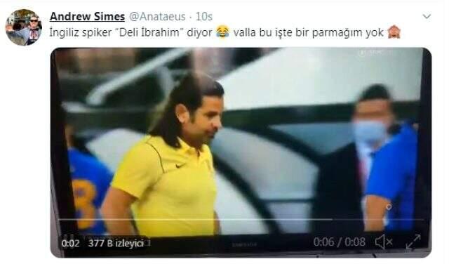 İngiliz spikerin İbrahim Üzülmez'e 'Deli İbrahim' demesi, sosyal medyada gündem oldu İngiliz spikerin İbrahim Üzülmez'e 'Deli İbrahim' demesi, sosyal medyada gündem oldu