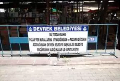 Kurallara uymayan 3 esnafa iki hafta men