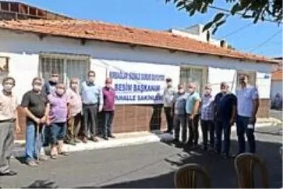 Mahalle halkından Başkan Dutlulu'ya pankartlı teşekkür