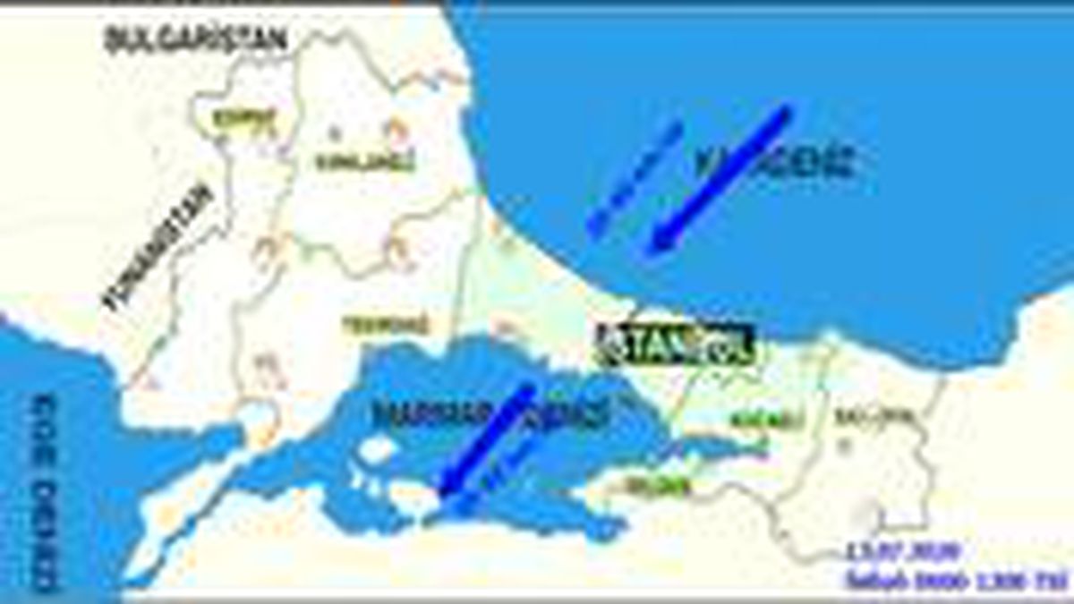Marmara ve Doğu Karadeniz'de sağanak yağış etkili olacak