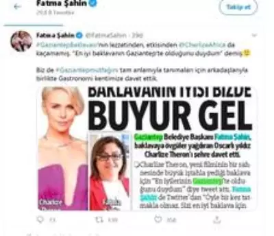 Oscarlı yıldız paylaştı, Fatma Şahin davet etti Oscarlı yıldız paylaştı, Fatma Şahin davet etti