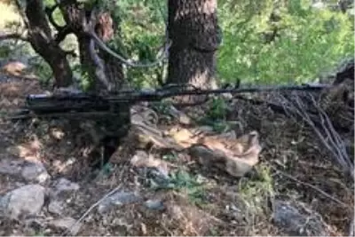 Pençe-Kaplan Operasyonu'nda EYP deposu olarak kullanılan sığınaklar ele geçirildi Pençe-Kaplan Operasyonu'nda EYP deposu olarak kullanılan sığınaklar ele geçirildi
