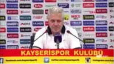 SPOR Hes Kablo Kayserispor - Gaziantep FK maçının ardından
