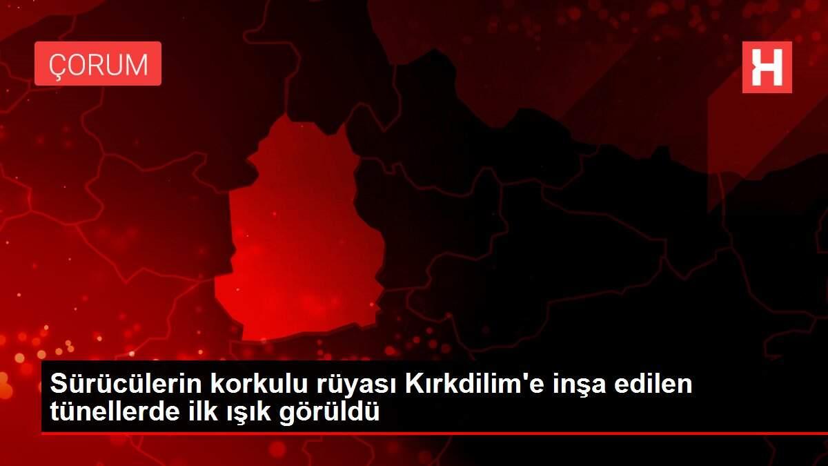 Sürücülerin korkulu rüyası Kırkdilim’e inşa edilen tünellerde ilk ışık görüldü