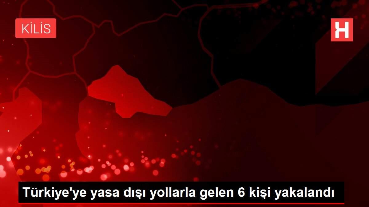 Türkiye'ye yasa dışı yollarla gelen 6 kişi yakalandı