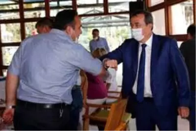 Başkan Batur muhtarlarla buluştu Başkan Batur muhtarlarla buluştu