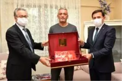 Son Dakika | Başkan Kılca ve Kaymakam Parlar'dan 15 Temmuz gazilerine ziyaret
