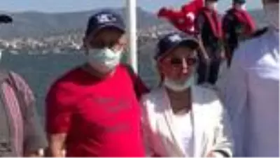 Sahil Güvenlik şehit yakınları ve gazileri İzmir Körfezi'nde ağırladı Sahil Güvenlik şehit yakınları ve gazileri İzmir Körfezi'nde ağırladı