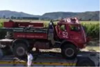 Son dakika haber... Tire'de maki yangınına giden arazöz devrildi: 2 ölü, 2 yaralı (3)