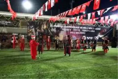 15 Temmuz anısına pehlivanlar peşrev çekti 15 Temmuz anısına pehlivanlar peşrev çekti
