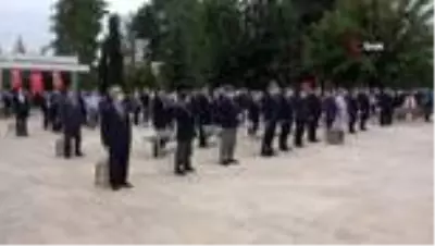 Bolu'da şehitler için dua okundu