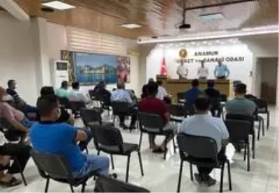 Mersin'de itfaiye personeline eğitim verildi Mersin'de itfaiye personeline eğitim verildi