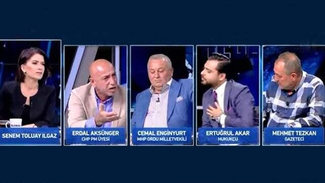 Muharrem İnce'nin ardından Erdal Aksünger de Haber Global canlı yayınını terk etti Muharrem İnce'nin ardından Erdal Aksünger de Haber Global canlı yayınını terk etti